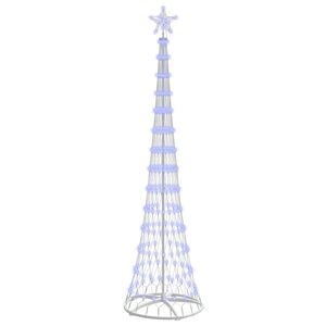 vidaXL LED-Weihnachtsbaum mit 290 LEDs Blau 70 x 70 x 250 cm Metall
