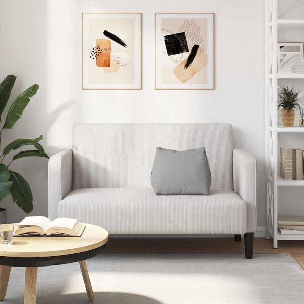 vidaXL R&uuml;ckenkissen Wolkengrau 45 x 20 x 35 cm Stoff