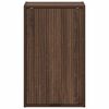 vidaXL Badezimmerschrank mit T&uuml;r Braun Eichen-Optik 39 x 23,5 x 65 cm