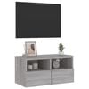 vidaXL TV-Wandschrank Grau Sonoma 60x30x30 cm Holzwerkstoff