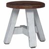 vidaXL Hocker Natur 22 x 22 x 24 cm Mahagoni Holz