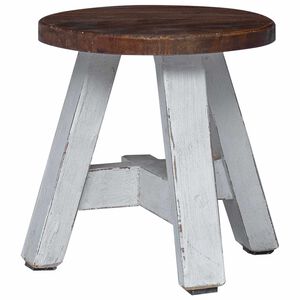 vidaXL Hocker Natur 22 x 22 x 24 cm Mahagoni Holz