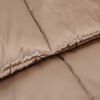 vidaXL Ganzjahresbettdecke Gold 220 x 260 cm Satin und Mikrofaser
