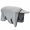 vidaXL Pferdedecke Hellgrau und Rosa Polyester