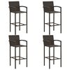 vidaXL 5-tlg. Gartenbar-Set Braun