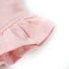 Kinder-T-Shirt mit R&uuml;schen&auml;rmeln Hellrosa 116