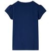 Kinder-T-Shirt Marineblau 128