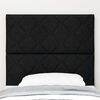 vidaXL Kopfteil mit Kopfteil Schwarz 100 cm Kunstleder