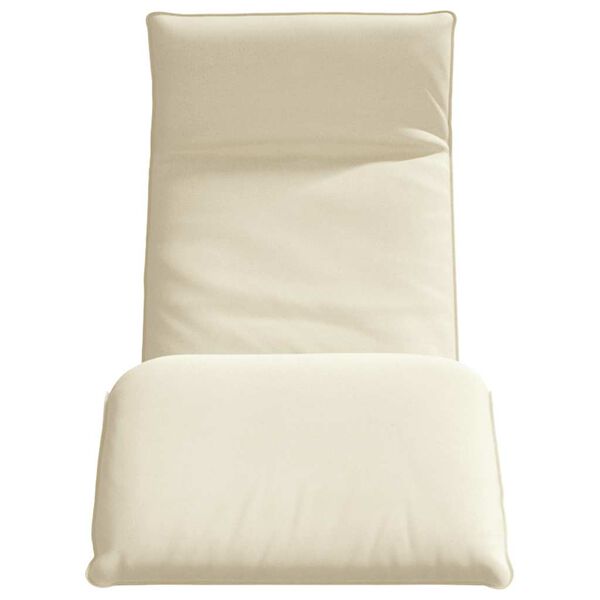 vidaXL Sonnenliege Klappbar Creme 175x54x8,5 cm Oxford-Gewebe
