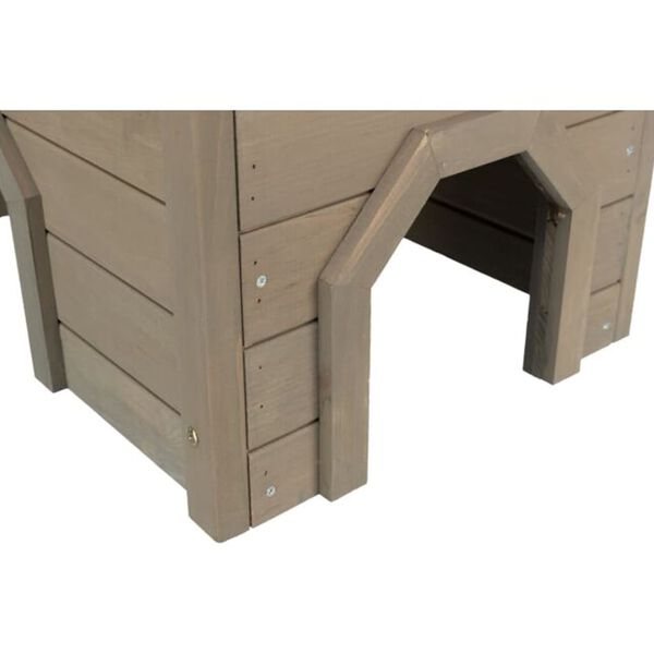 TRIXIE Outdoor-Kleintierhaus 50x30x37 cm Graugr&uuml;n