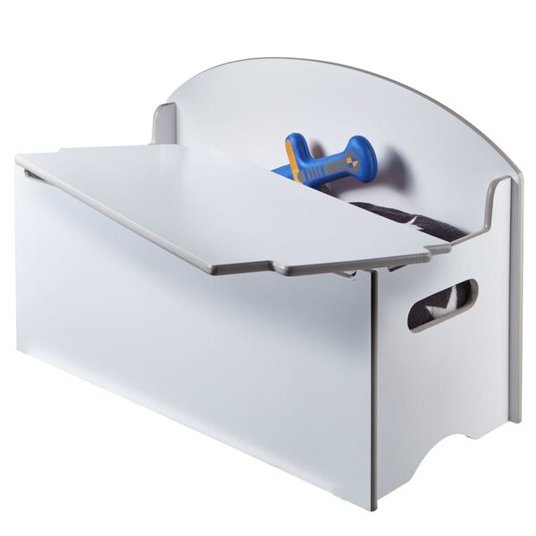 Worlds Apart Spielzeugtruhe 45&times;70&times;35 cm Holz Wei&szlig;