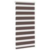 vidaXL Doppelrollo Seitenzug Duo 80 x 150 cm Kaffeebraun