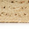 vidaXL Teppich Handgefertigt Geflochten Jute 210 cm