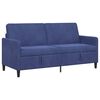 vidaXL Sofa mit Stauraum 3-Sitzer Polizeiblau 172 x 78 x 87 cm