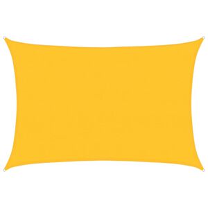 vidaXL Sonnensegel 160 g/m&sup2; Rechteckig Gelb 4x6 m HDPE