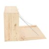 Esschert Design Wandbar mit Klappbarer Ablage M Natur