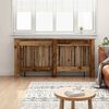 vidaXL Heizk&ouml;rperabdeckung Altholz 172 x 19 x 81,5 cm Holzwerkstoff