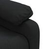 vidaXL Massagesessel mit Aufstehhilfe Schwarz Stoff