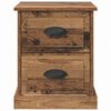 vidaXL Nachttisch Altholz 39 x 39 x 47,5 cm Holzwerkstoff