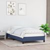 vidaXL Bettgestell ohne Matratze Blau 90x200 cm Stoff