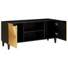 vidaXL TV-Schr&auml;nk Schwarz und Gold 105 x 33 x 46 cm Holzwerkstoff
