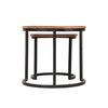 LABEL51 2-tlg. Couchtisch-Set Duo Holz/Schwarz