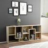 vidaXL B&uuml;cherregal Sonoma-Eiche 67x24x161 cm Holzwerkstoff