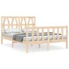 vidaXL Massivholzbett ohne Matratze 140x200 cm Kiefernholz