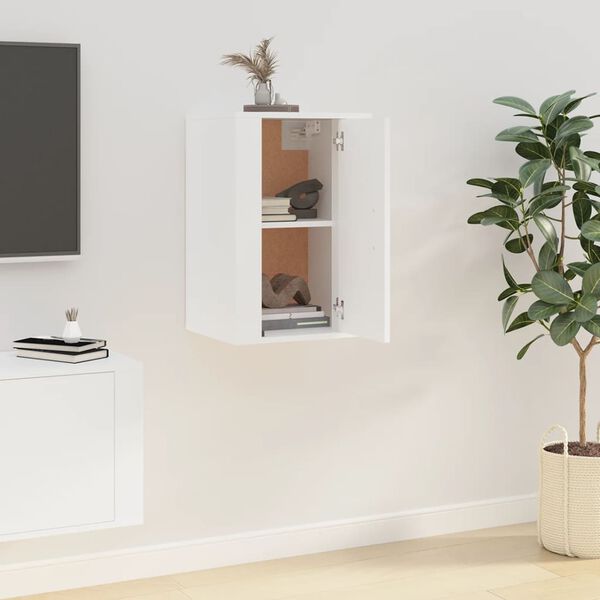 vidaXL TV-Wandschrank Wei&szlig; 40x34,5x60 cm
