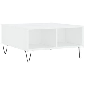 vidaXL Couchtisch Wei&szlig; 60x60x30 cm Holzwerkstoff