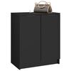 vidaXL Schuhschrank Schwarz 59x35x70 cm Holzwerkstoff