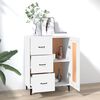 vidaXL Sideboard Wei&szlig; 69,5x34x90 cm Holzwerkstoff