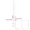 vidaXL Boxspringbett mit Matratze Taupe 200x200 cm Stoff