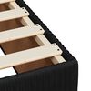 vidaXL Boxspringbett mit Matratze Schwarz 100x200 cm Samt