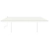 vidaXL Markise Manuell Einziehbar mit Pfosten 5x3 m Creme