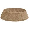 vidaXL Weihnachtsbaumkragen Braun 105 x 105 x 28 cm das Seegras