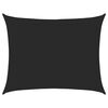 vidaXL Sonnensegel 160 g/m&sup2; Rechteckig Schwarz 6x8 m HDPE
