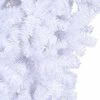 vidaXL K&uuml;nstlicher Weihnachtsbaum Wei&szlig; 240 cm PVC und Stahl