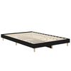vidaXL Bettgestell Schwarz 120x190 cm Holzwerkstoff
