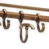 vidaXL Wandgarderobe mit Kleiderhaken Aluminium
