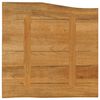 vidaXL Tischplatte mit Baumkante 80x80x3,8 cm Massivholz Mango