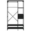vidaXL Kleiderst&auml;nder mit Schubladen Schwarz 100x40x180 cm