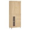 vidaXL Highboard Sonoma-Eiche 69,5x34x180 cm Holzwerkstoff
