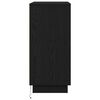 vidaXL Sideboard Schwarz Eichen-Optik 71 x 34,5 x 75 cm Holzwerkstoff