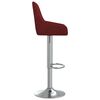 vidaXL Barhocker 2 Stk. Weinrot Stoff