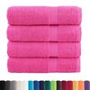 vidaXL Premium-Duscht&uuml;cher SOLUND 4 Stk. Rosa 70x140 cm 600 g/m&sup2;