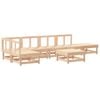 vidaXL 7-tlg. Garten-Lounge-Set Massivholz Kiefer