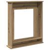 vidaXL Kaminumrandung Artisan-Eiche 75x20x87,5 cm Holzwerkstoff