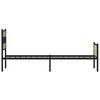 vidaXL Bettgestell ohne Matratze Sonoma-Eiche 90x200 cm Holzwerkstoff