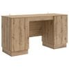 vidaXL Schreibtisch Artisan-Eiche Holzwerkstoff 142,5 x 50 x 75 cm
